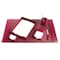 Dacasso Burgundy 6-Piece Leather Desk Set, Bonded Leather DF-5201 - alternate 3